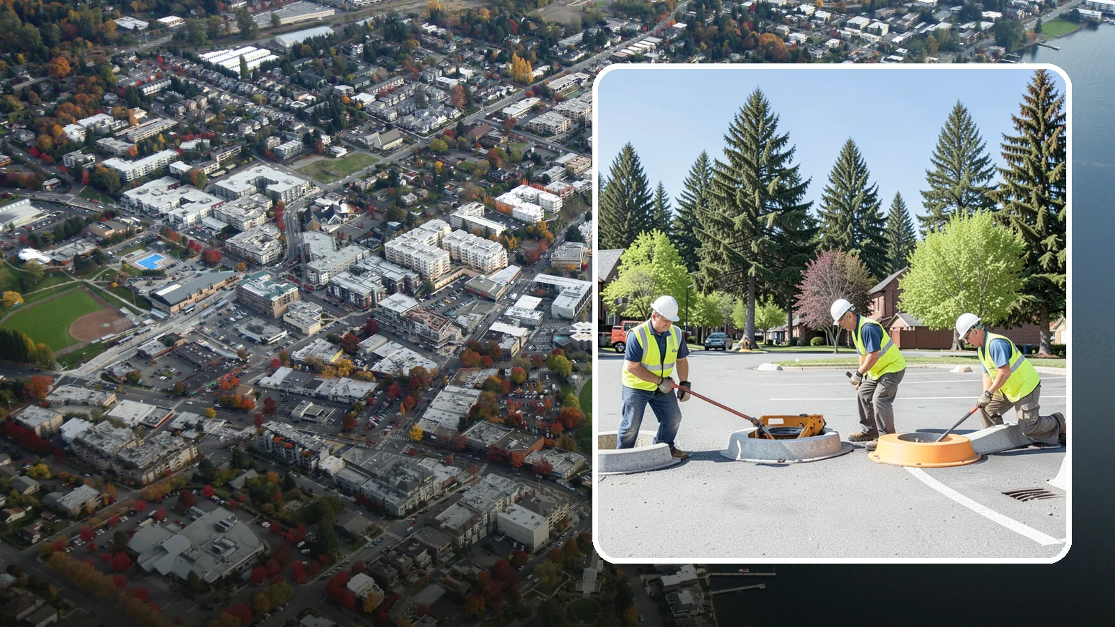 Wheel Stop Installation in Kirkland, King County, WA - Precast and cast-in-place wheel stops that define parking stalls and protect curbs, walls, and landscaping.