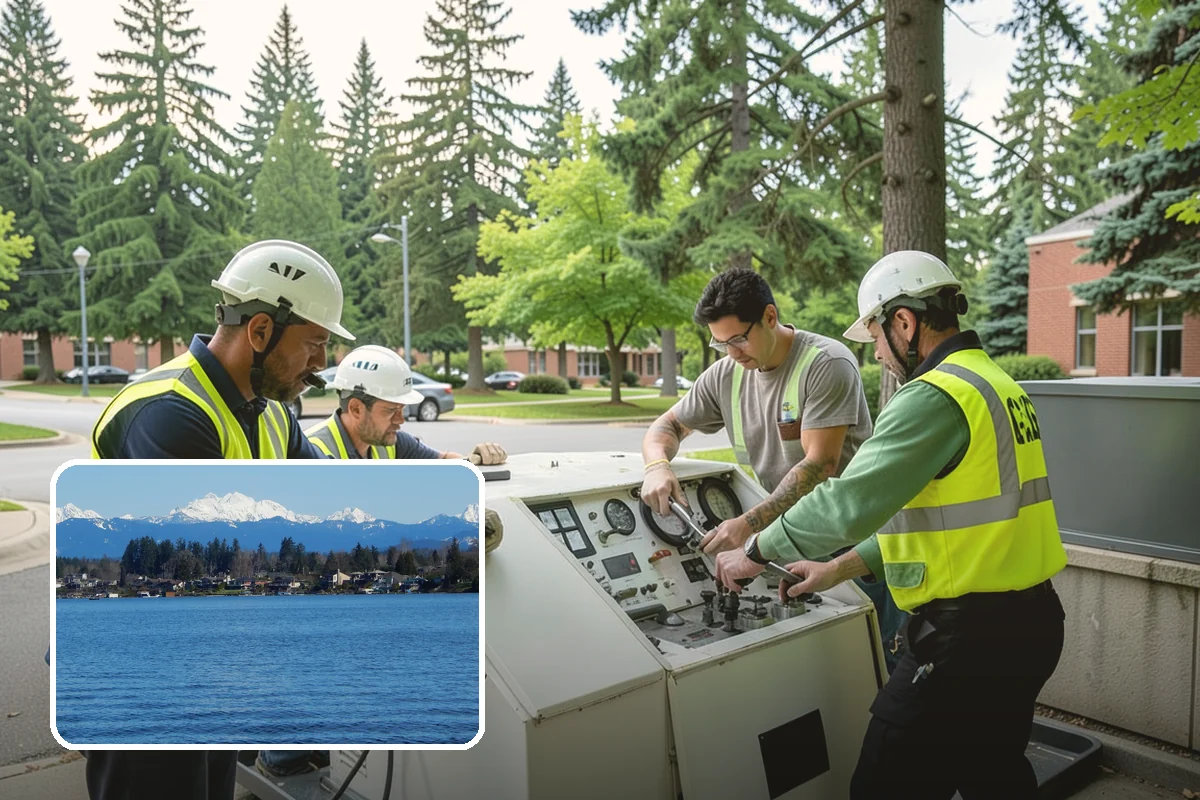 Wheel Stop Installation in Lake Stevens, Snohomish County, WA - Protects curbs, walls, and landscaping from vehicle overhang