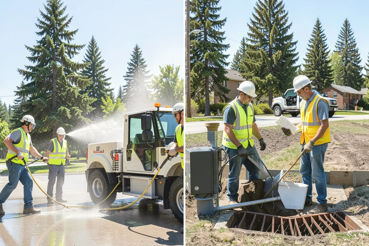 Wheel Stop Installation in Mercer Island, King County, WA - Confirm the striping plan and stall layout