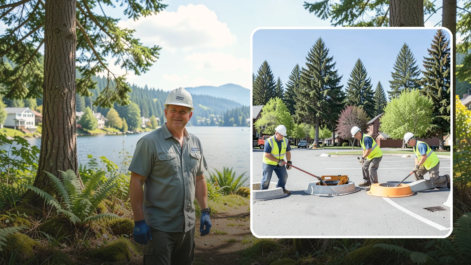 Wheel Stop Installation in Milton, King County, WA - Precast and cast-in-place wheel stops that define parking stalls and protect curbs, walls, and landscaping.