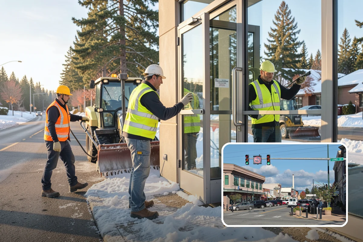 Wheel Stop Installation in Monroe, Snohomish County, WA - Protects curbs, walls, and landscaping from vehicle overhang