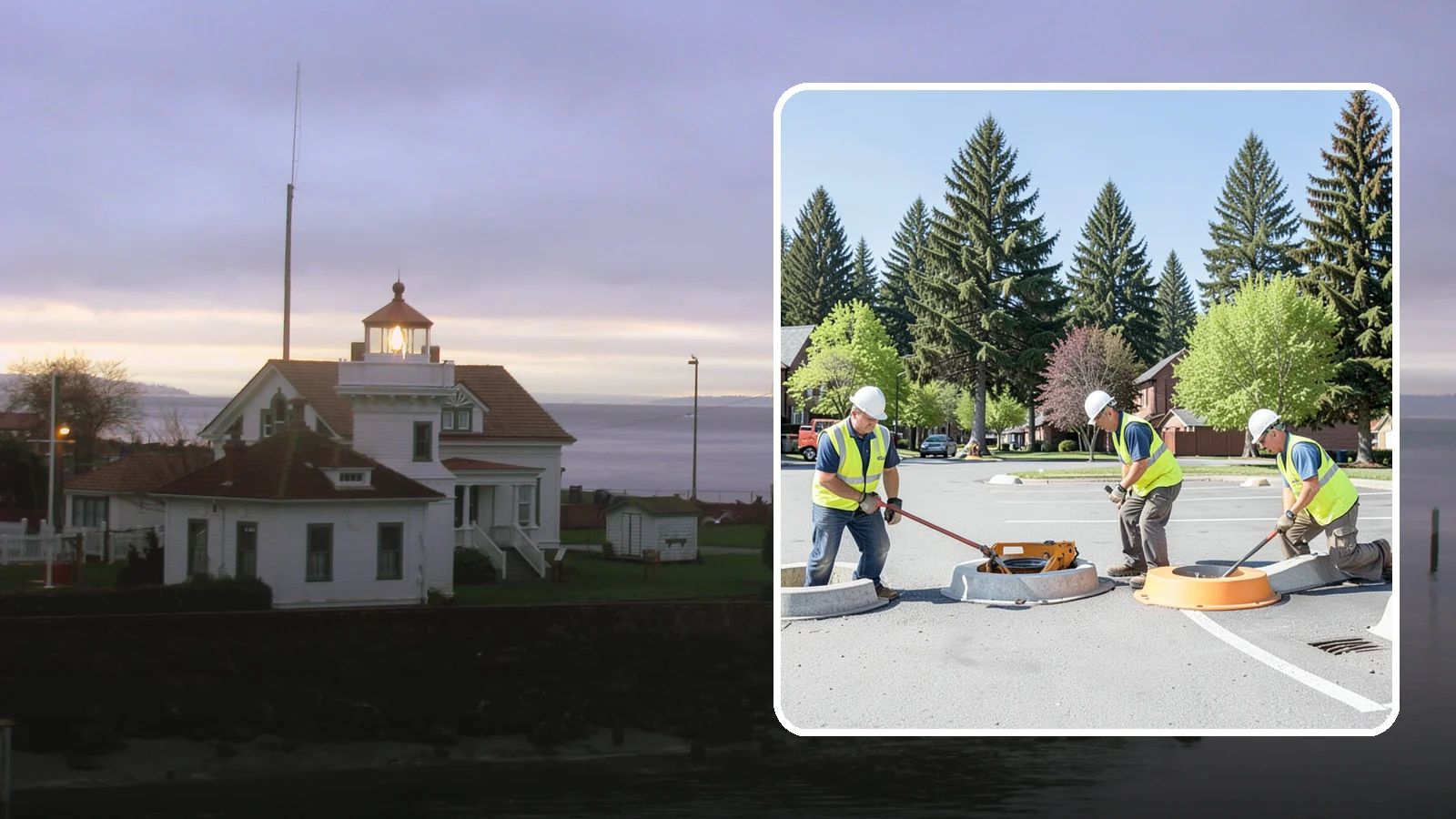 Wheel Stop Installation in Mukilteo, Snohomish County, WA - Precast and cast-in-place wheel stops that define parking stalls and protect curbs, walls, and landscaping.