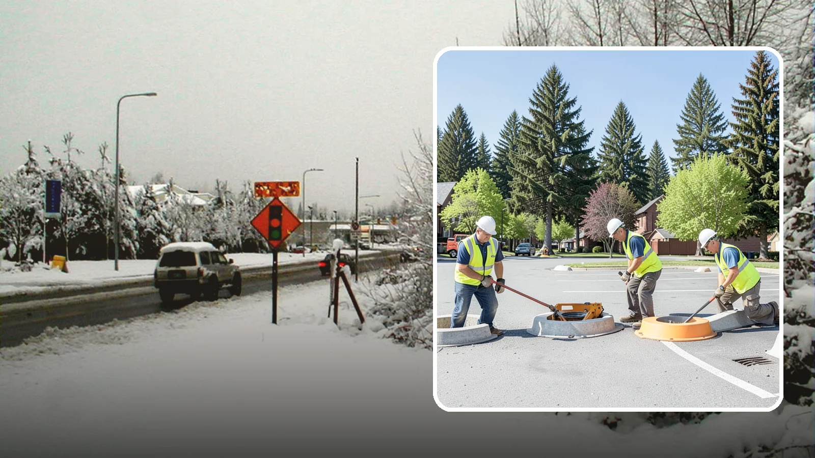 Wheel Stop Installation in Newcastle, King County, WA - Precast and cast-in-place wheel stops that define parking stalls and protect curbs, walls, and landscaping.