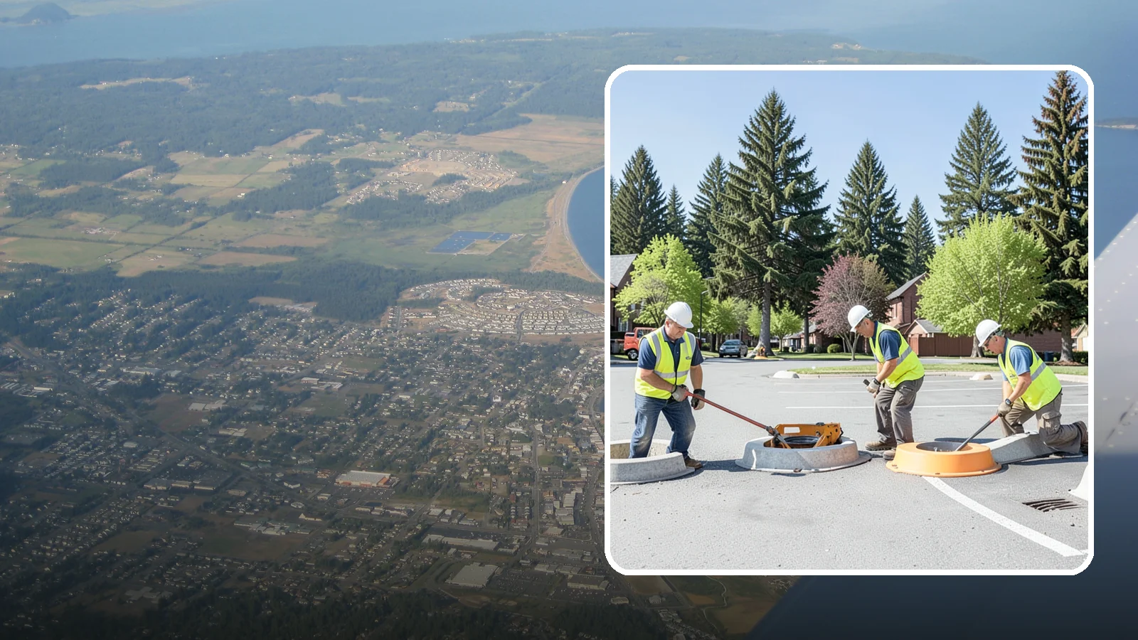 Wheel Stop Installation in Oak Harbor, Island County, WA - Precast and cast-in-place wheel stops that define parking stalls and protect curbs, walls, and landscaping.