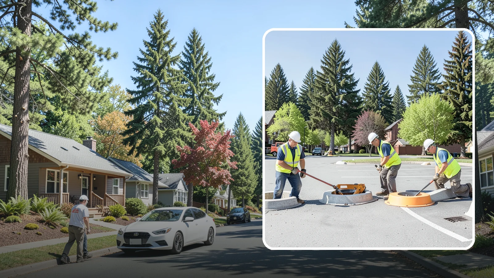 Wheel Stop Installation in Orting, Pierce County, WA - Precast and cast-in-place wheel stops that define parking stalls and protect curbs, walls, and landscaping.