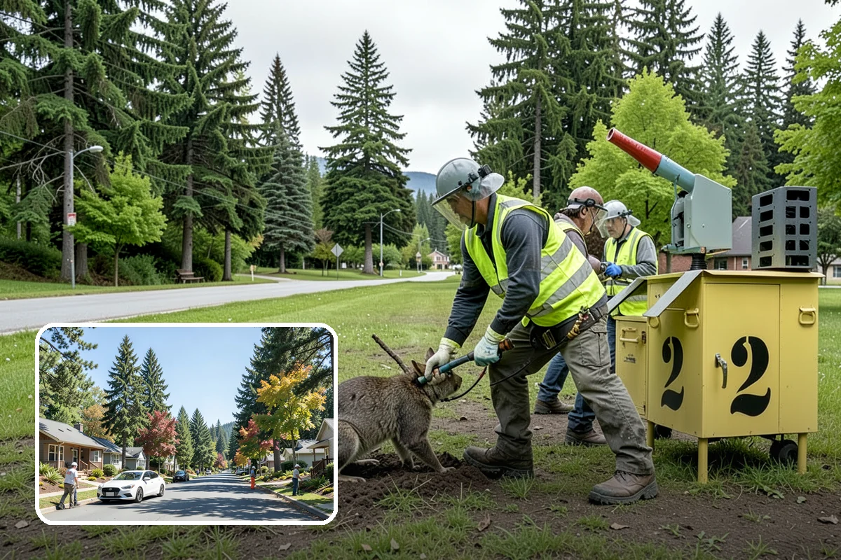 Wheel Stop Installation in Orting, Pierce County, WA - Protects curbs, walls, and landscaping from vehicle overhang