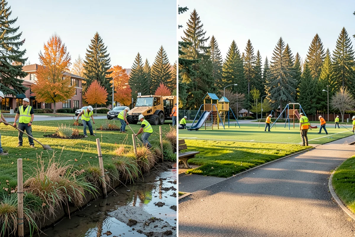 Wheel Stop Installation in Pacific, King County, WA - Confirm the striping plan and stall layout