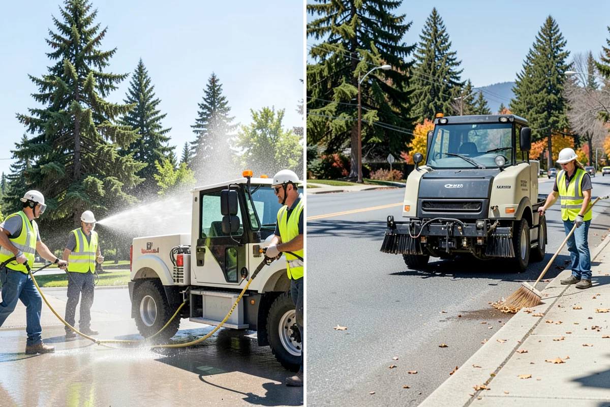 Wheel Stop Installation in Seattle, King County, WA - Confirm the striping plan and stall layout