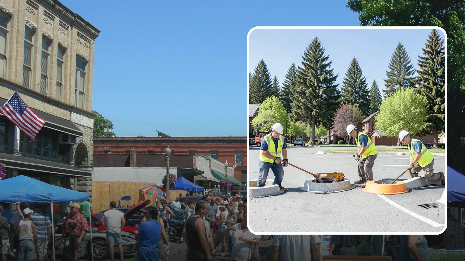 Wheel Stop Installation in Snohomish, Snohomish County, WA - Precast and cast-in-place wheel stops that define parking stalls and protect curbs, walls, and landscaping.