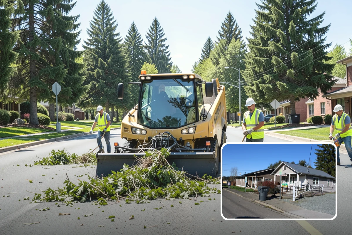 Wheel Stop Installation in South Prairie, Pierce County, WA - Protects curbs, walls, and landscaping from vehicle overhang