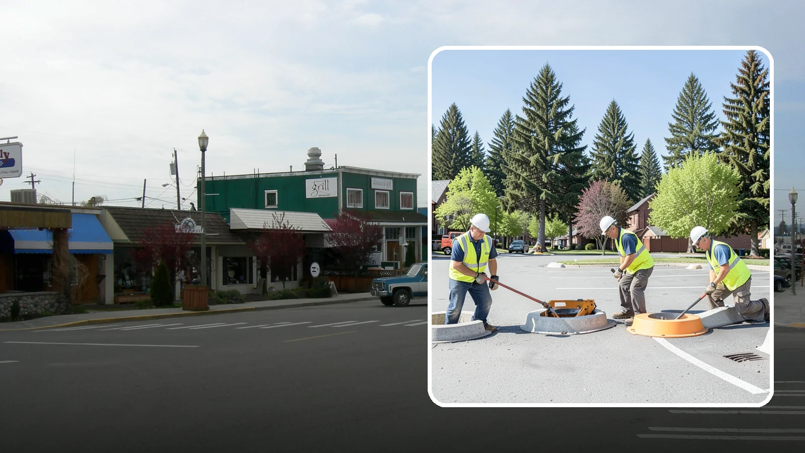 Wheel Stop Installation in Stanwood, Snohomish County, WA - Precast and cast-in-place wheel stops that define parking stalls and protect curbs, walls, and landscaping.