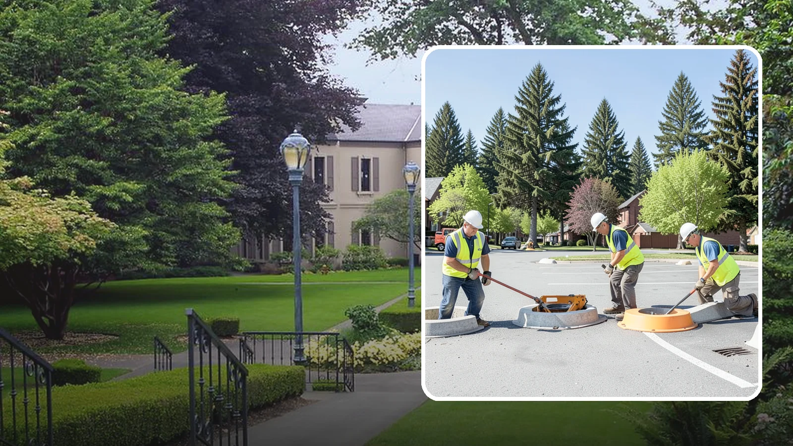 Wheel Stop Installation in Woodinville, King County, WA - Precast and cast-in-place wheel stops that define parking stalls and protect curbs, walls, and landscaping.