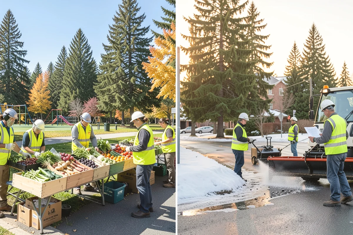 Wind Damage Cleanup in Anacortes, Skagit County, WA - Receive activation from public works dispatch and confirm priority sites