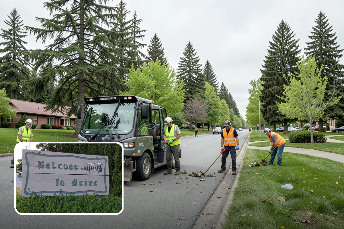 Wind Damage Cleanup in Brier, Snohomish County, WA - Reopens critical routes and civic sites within hours of a storm passing