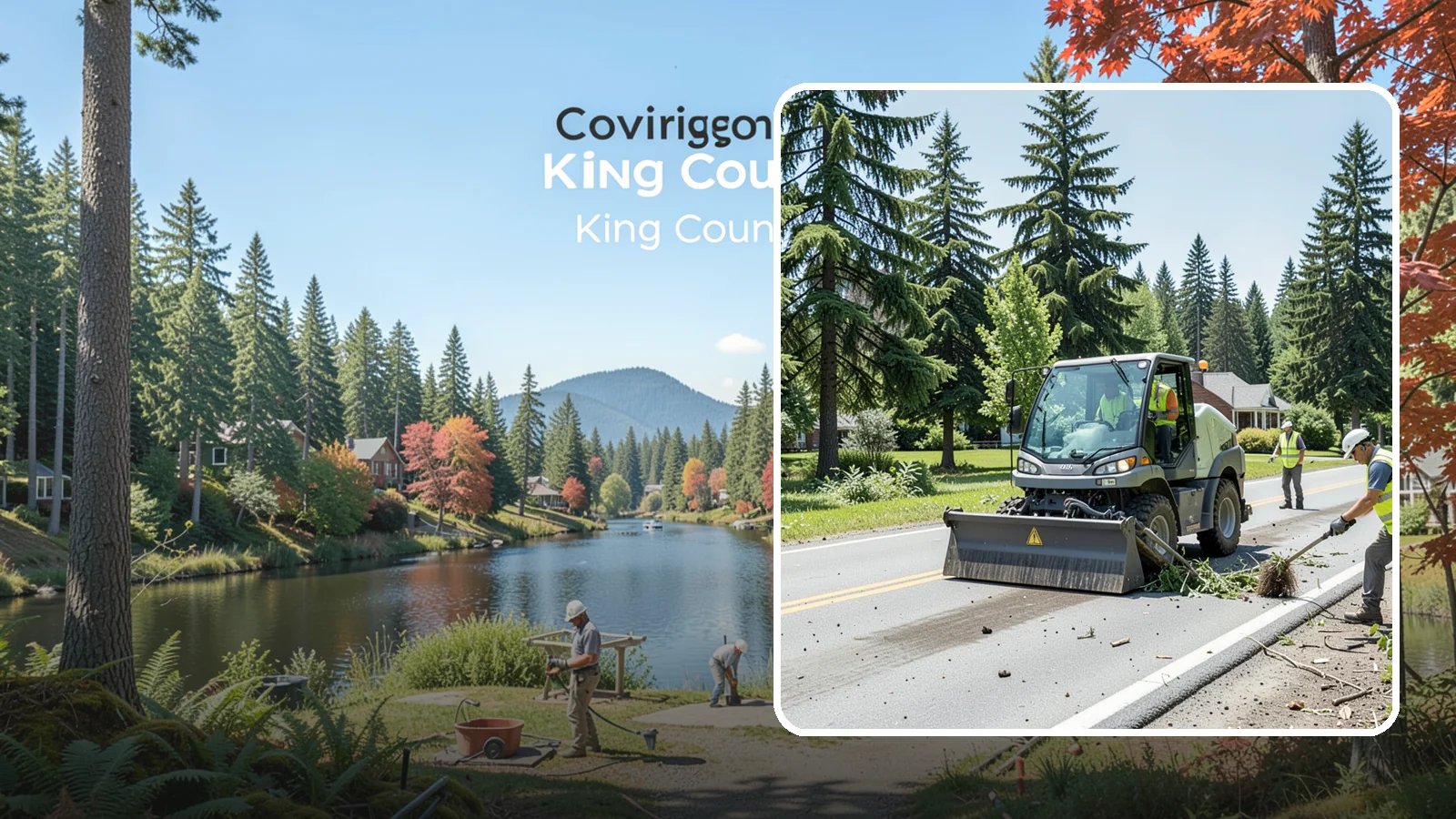 Wind Damage Cleanup in Covington, King County, WA - Rapid post-windstorm cleanup that restores access to public roads, parks, and facilities across Western Washington jurisdictions.