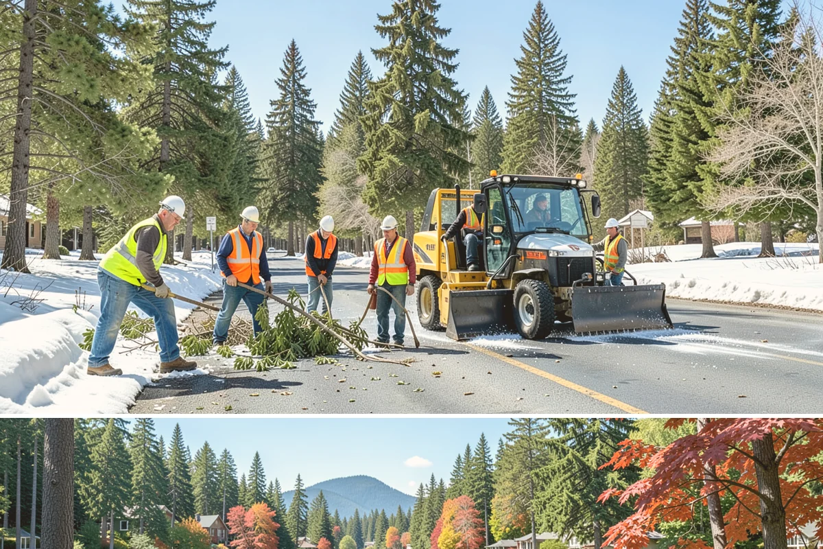 Wind Damage Cleanup in Covington, King County, WA - Wind events peak from October through March when Pacific frontal systems drive the strongest gusts across Puget Sound lowlands.