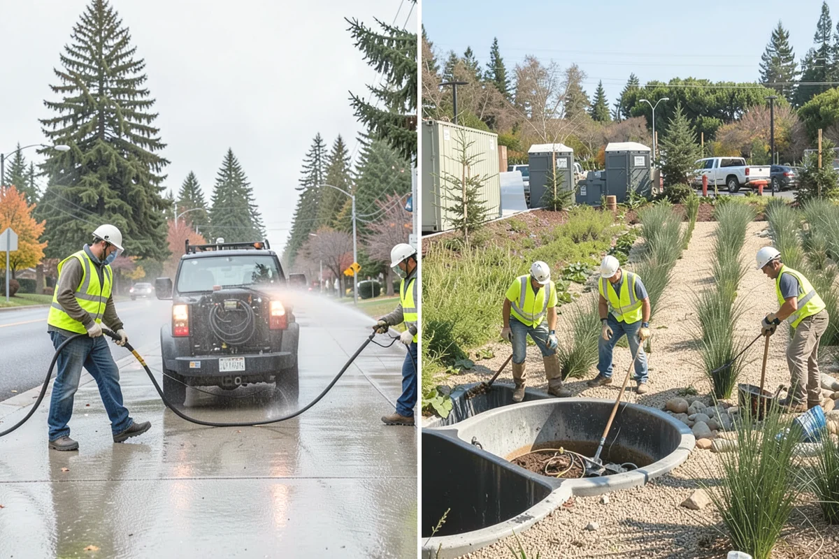 Wind Damage Cleanup in Edgewood, Pierce County, WA - Receive activation from public works dispatch and confirm priority sites