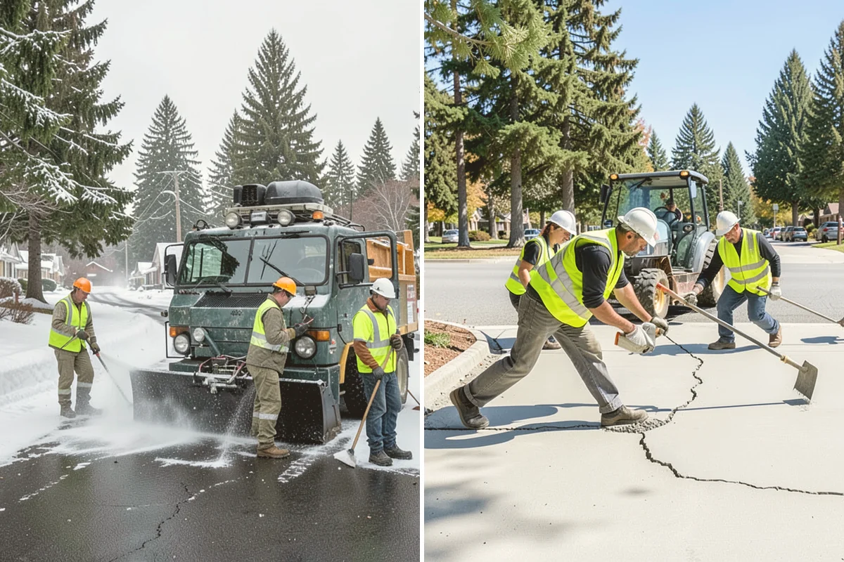 Wind Damage Cleanup in Edmonds, Snohomish County, WA - Receive activation from public works dispatch and confirm priority sites
