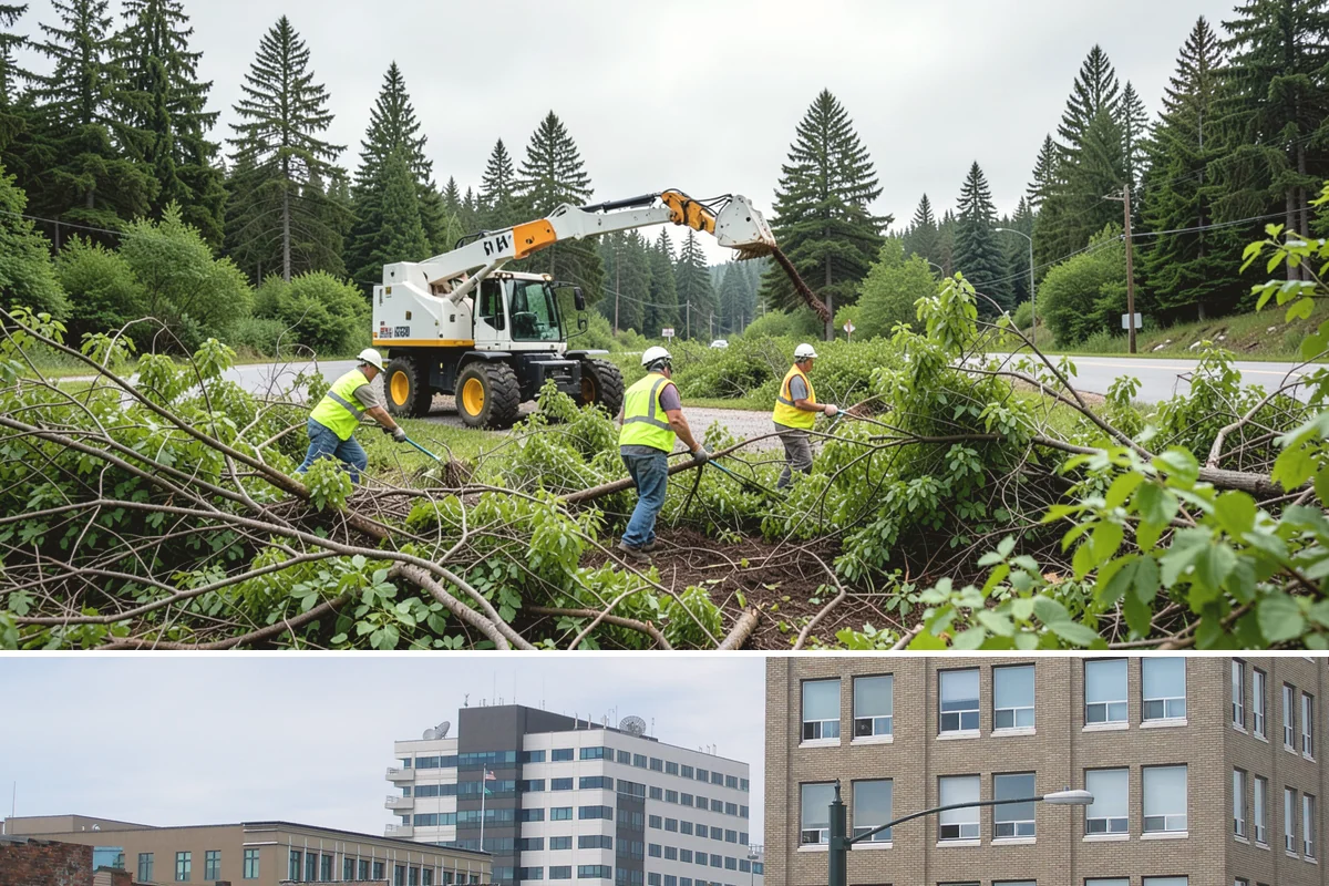 Wind Damage Cleanup in Everett, Snohomish County, WA - Wind events peak from October through March when Pacific frontal systems drive the strongest gusts across Puget Sound lowlands.