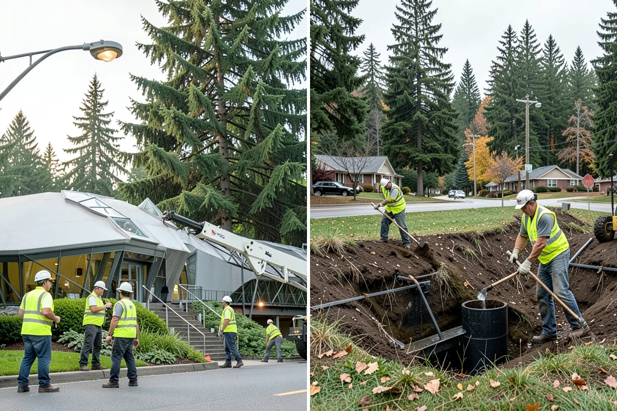 Wind Damage Cleanup in Gig Harbor, Pierce County, WA - Receive activation from public works dispatch and confirm priority sites