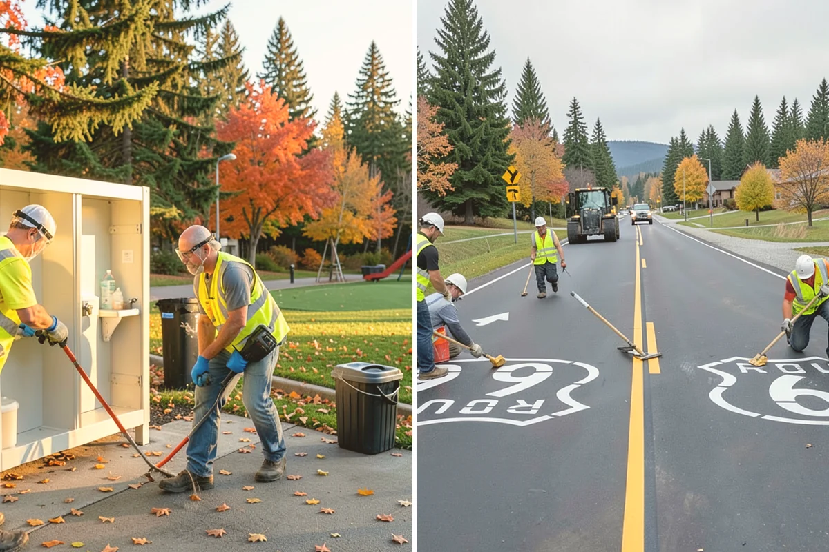Wind Damage Cleanup in Lynnwood, Snohomish County, WA - Receive activation from public works dispatch and confirm priority sites