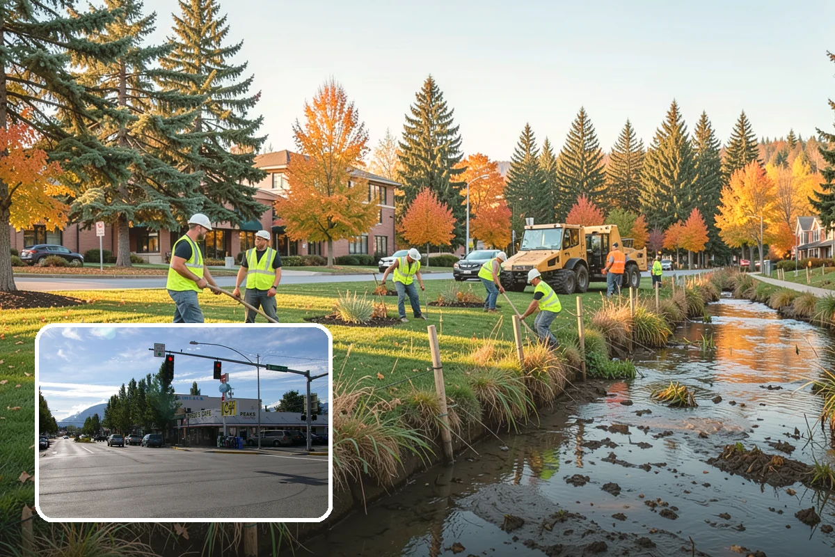 Wind Damage Cleanup in North Bend, King County, WA - Reopens critical routes and civic sites within hours of a storm passing