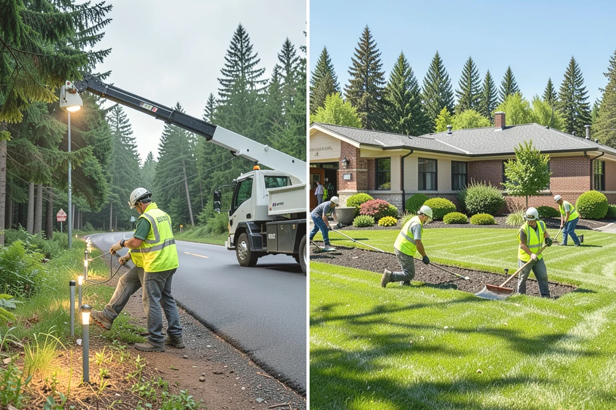 Wind Damage Cleanup in North Bend, King County, WA - Receive activation from public works dispatch and confirm priority sites