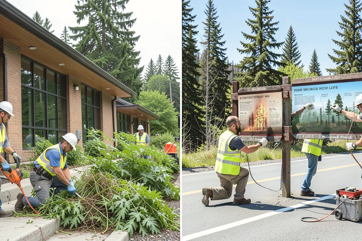 Wind Damage Cleanup in Ruston, Pierce County, WA - Receive activation from public works dispatch and confirm priority sites