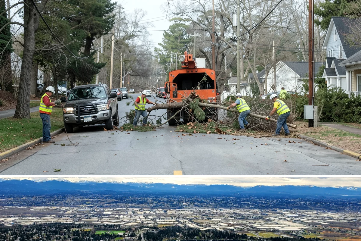 Wind Damage Cleanup in SeaTac, King County, WA - Wind events peak from October through March when Pacific frontal systems drive the strongest gusts across Puget Sound lowlands.