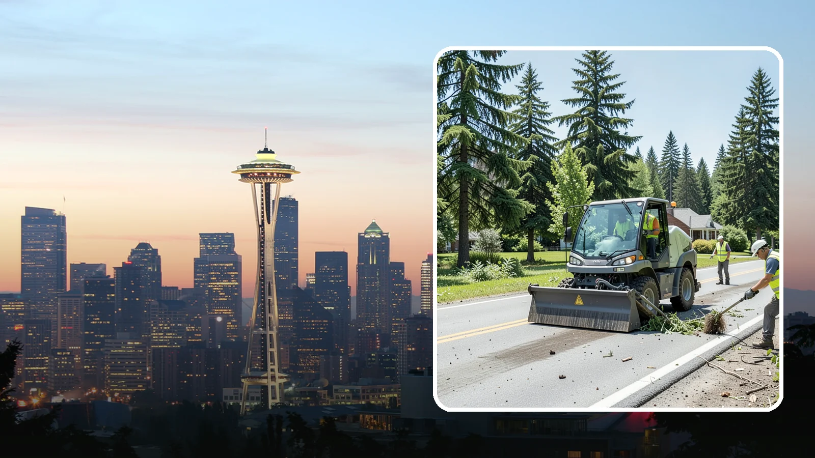 Wind Damage Cleanup in Seattle, King County, WA - Rapid post-windstorm cleanup that restores access to public roads, parks, and facilities across Western Washington jurisdictions.