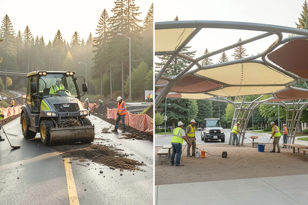 Wind Damage Cleanup in Tacoma, Pierce County, WA - Receive activation from public works dispatch and confirm priority sites
