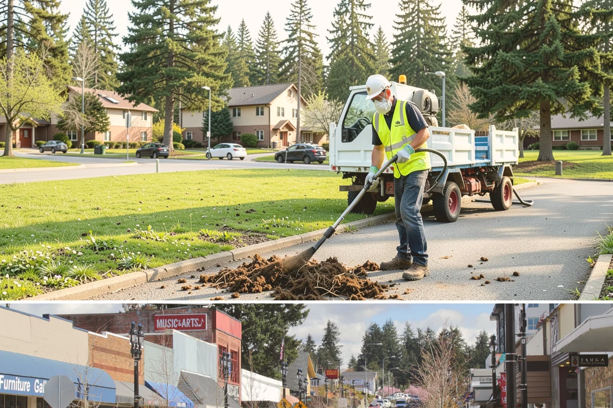 Window Cleaning in Bothell, King County, WA - Window cleaning can be scheduled year-round, with spring cleaning popular after the wet winter season.