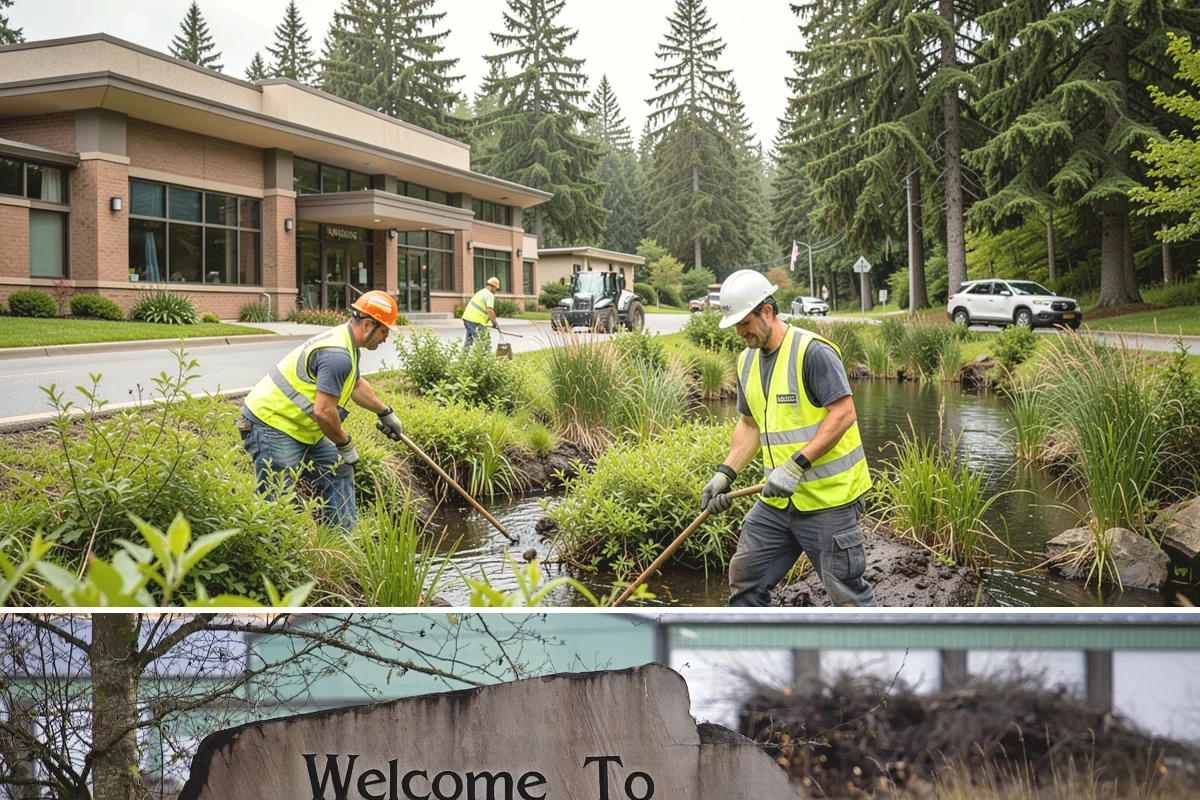 Window Cleaning in Buckley, Pierce County, WA - Window cleaning can be scheduled year-round, with spring cleaning popular after the wet winter season.