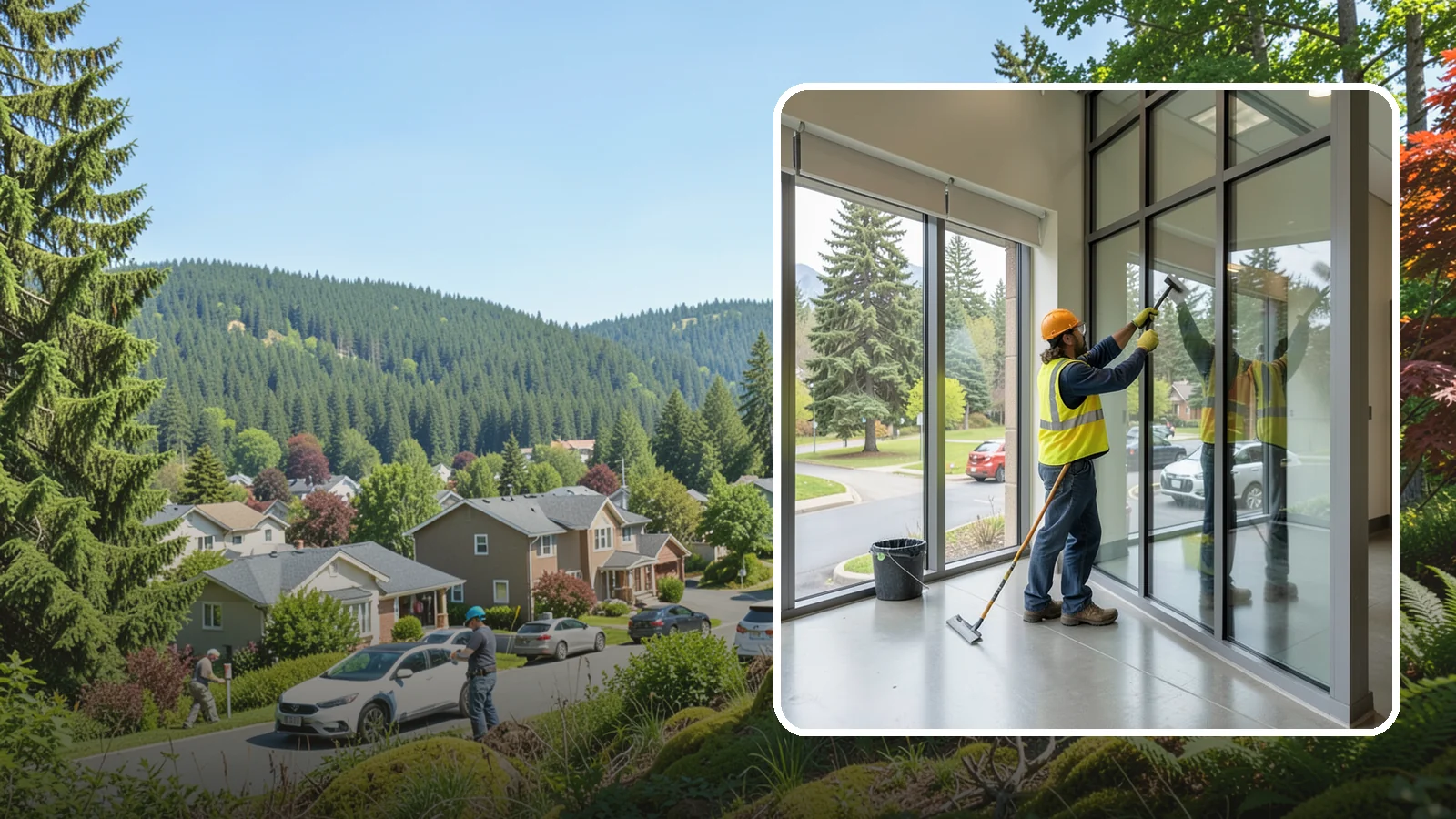 Window Cleaning in Index, Snohomish County, WA - Exterior window cleaning that maintains clear, presentable glass at public facilities.