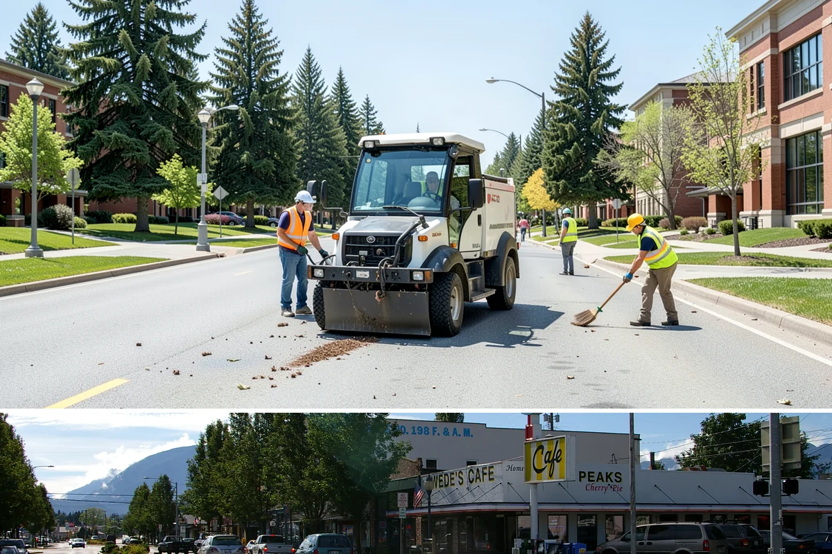 Window Cleaning in North Bend, King County, WA - Window cleaning can be scheduled year-round, with spring cleaning popular after the wet winter season.