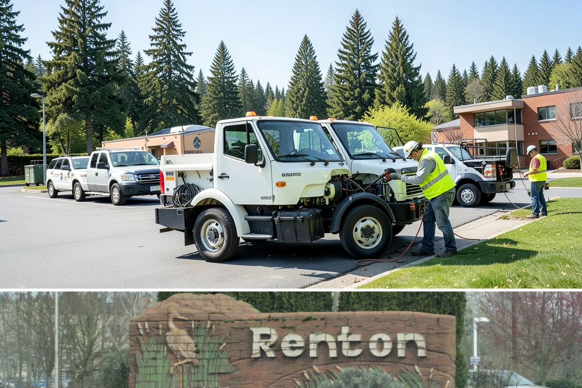 Window Cleaning in Renton, King County, WA - Window cleaning can be scheduled year-round, with spring cleaning popular after the wet winter season.