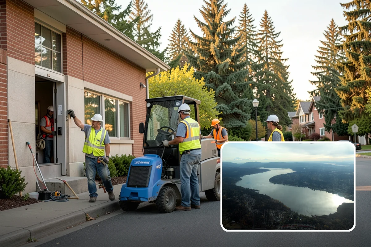 Window Cleaning in Sammamish, King County, WA - Restores clear, bright glass for better daylighting
