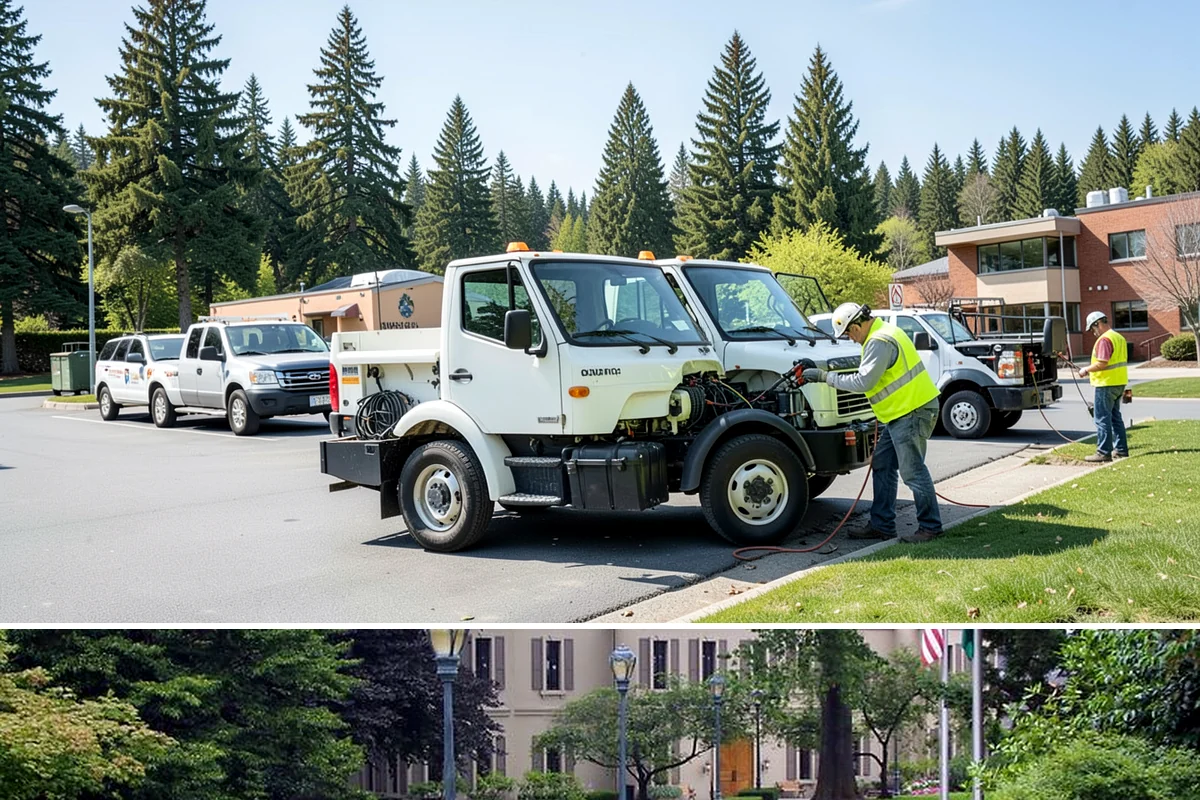 Window Cleaning in Woodinville, King County, WA - Window cleaning can be scheduled year-round, with spring cleaning popular after the wet winter season.