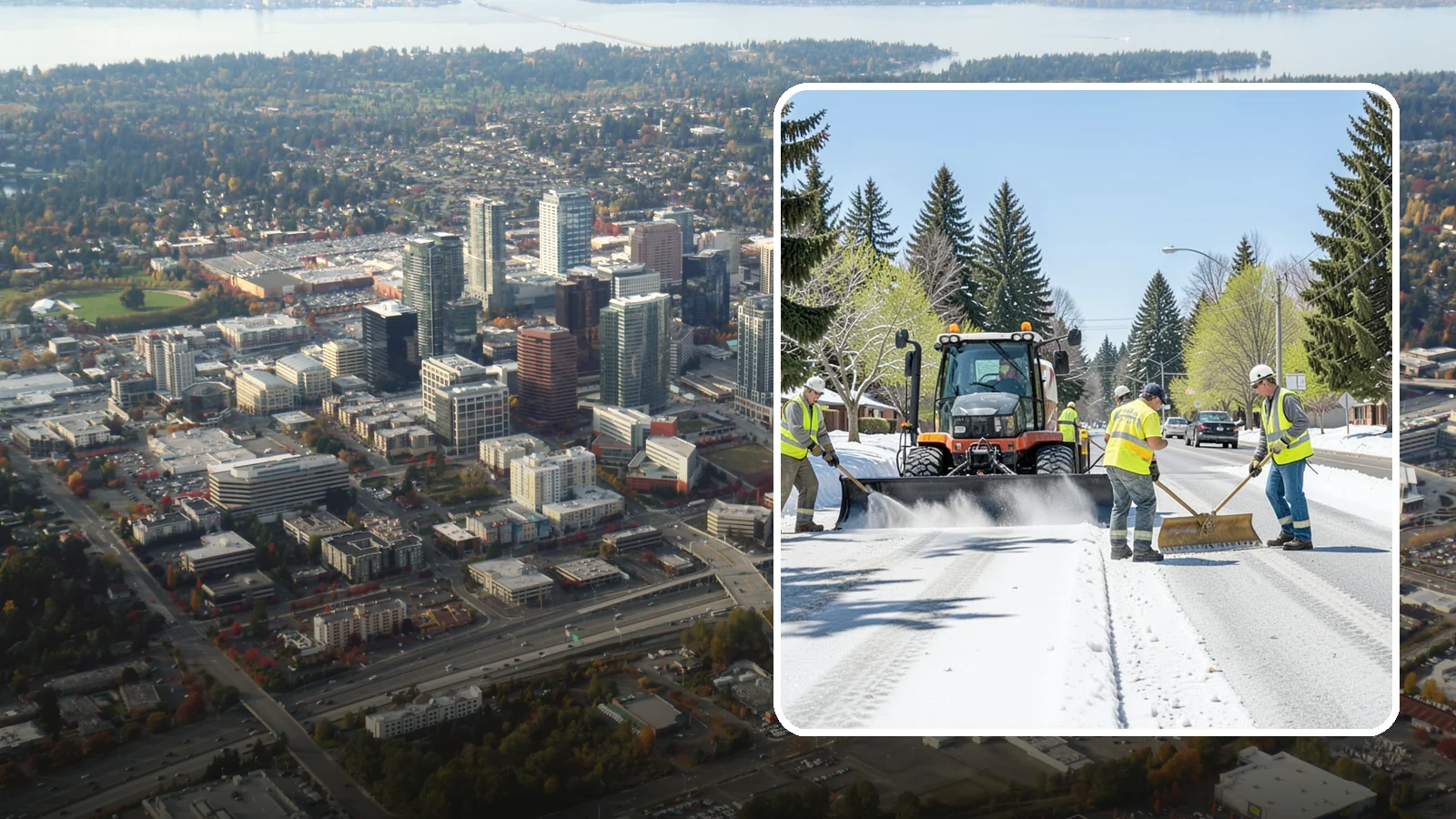 Winter Standby Services in Bellevue, King County, WA - On-call standby crews and equipment ready to deploy the moment a winter event hits your jurisdiction.