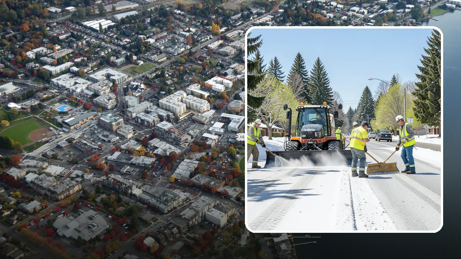 Winter Standby Services in Kirkland, King County, WA - On-call standby crews and equipment ready to deploy the moment a winter event hits your jurisdiction.