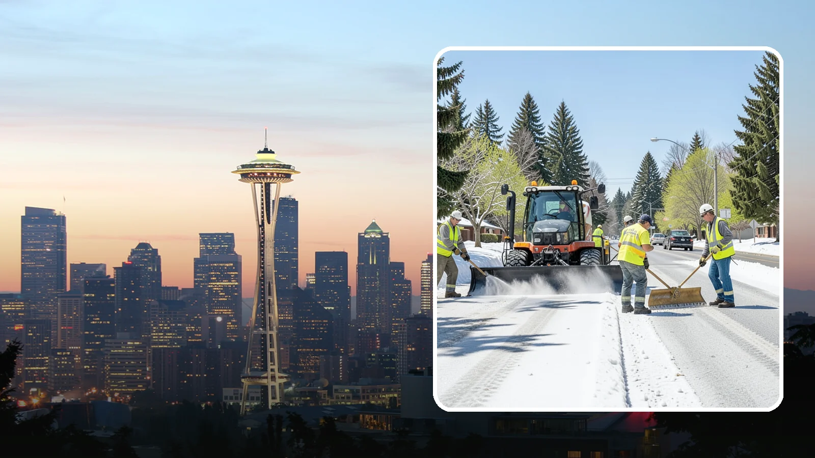 Winter Standby Services in Seattle, King County, WA - On-call standby crews and equipment ready to deploy the moment a winter event hits your jurisdiction.