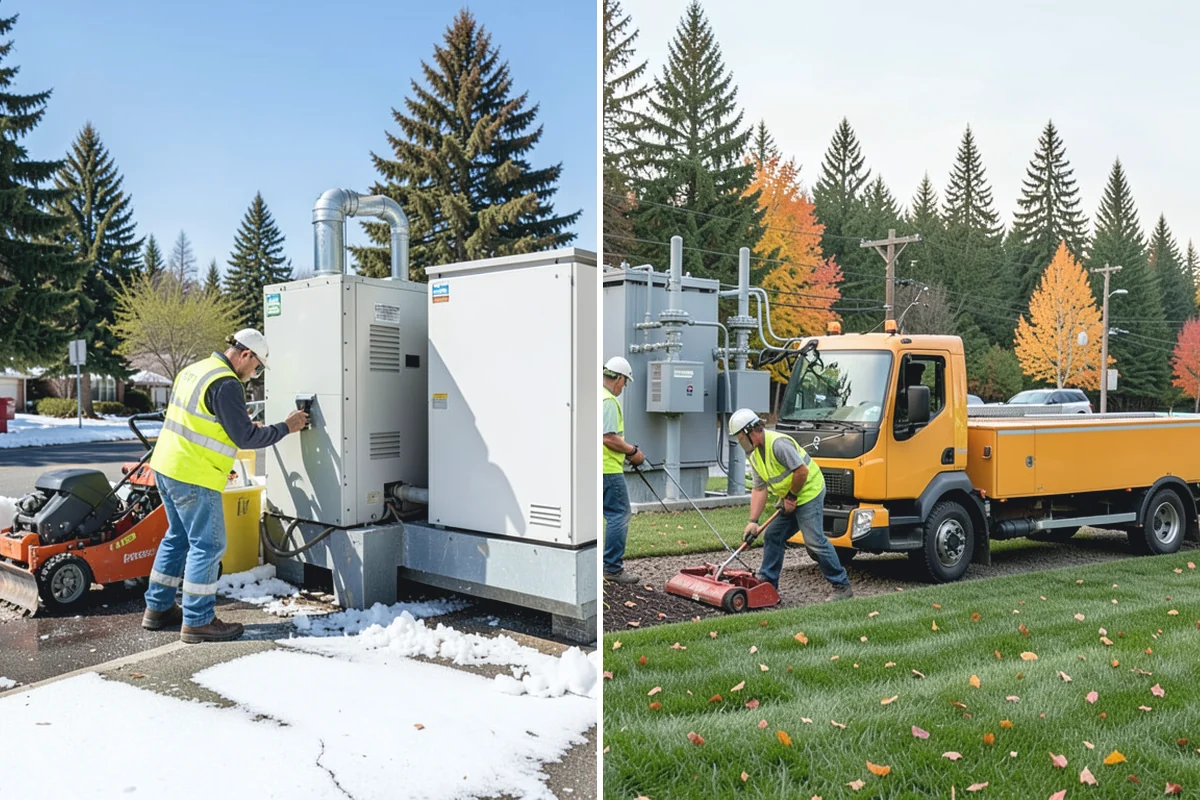 Winter Standby Services in Sumner, Pierce County, WA - Establish a seasonal standby agreement and priorities