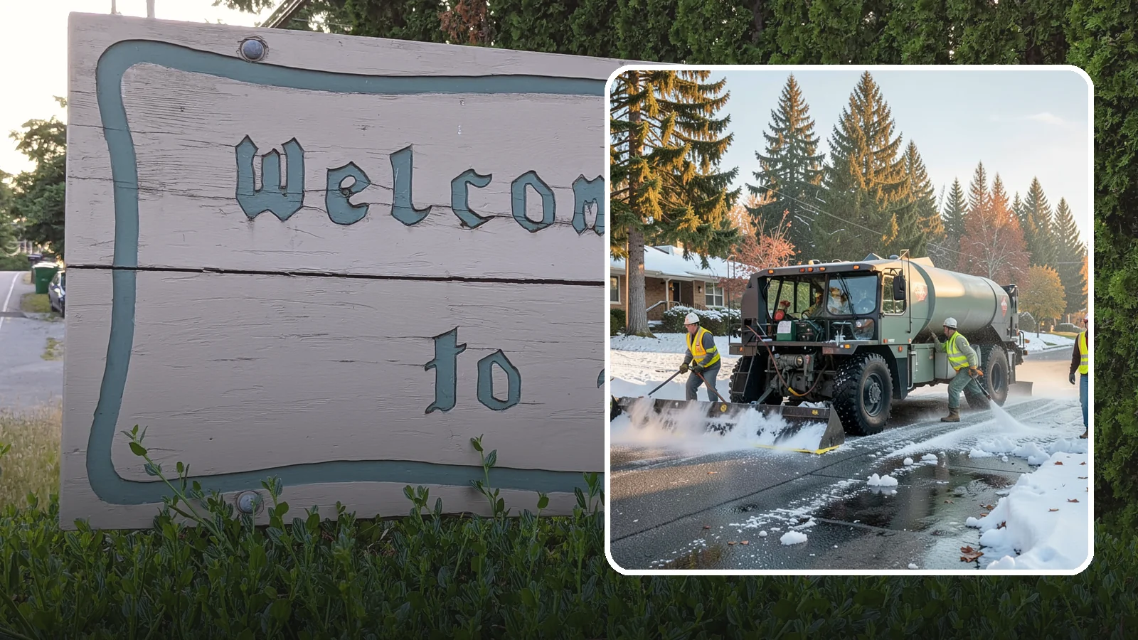 Winter Storm Response in Brier, Snohomish County, WA - Coordinated, full-scope winter storm response combining plowing, deicing, sanding, and cleanup under one plan.