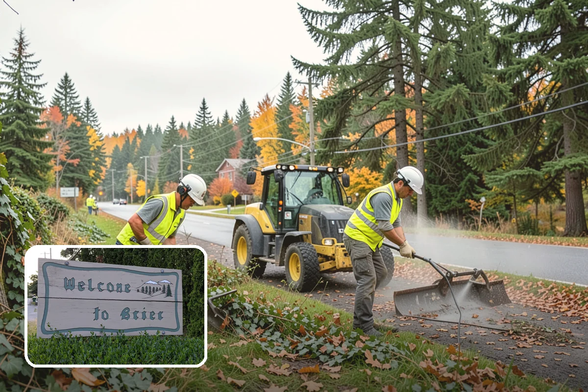 Winter Storm Response in Brier, Snohomish County, WA - Unifies plowing, deicing, sanding, hauling, and cleanup