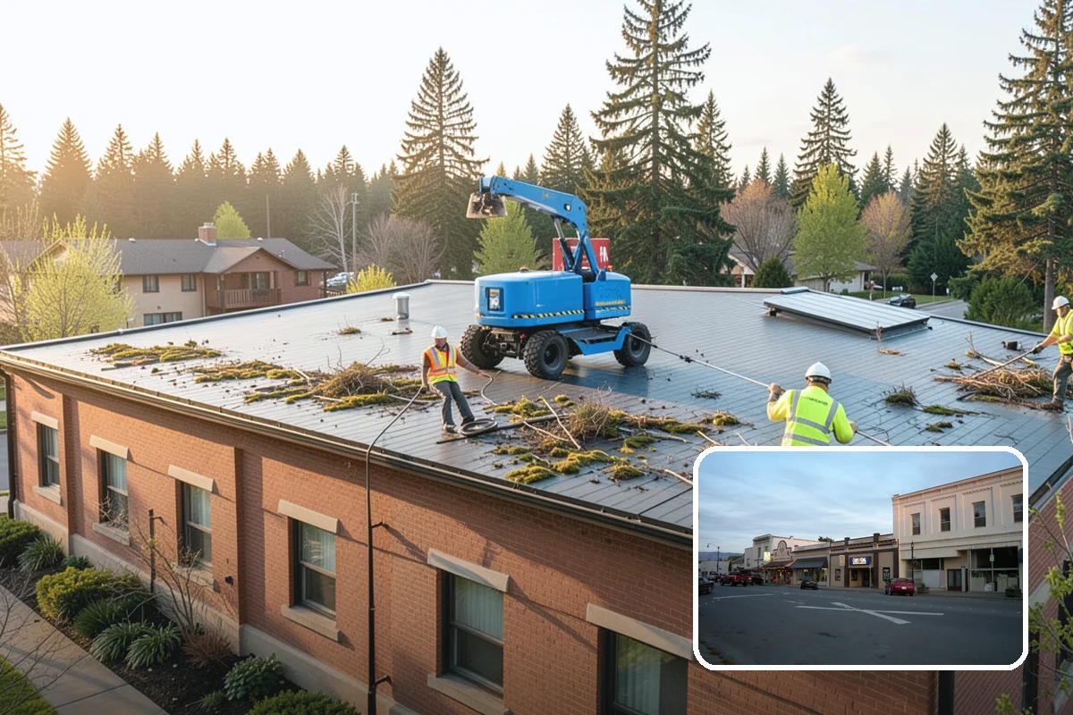 Winter Storm Response in Burlington, Skagit County, WA - Unifies plowing, deicing, sanding, hauling, and cleanup