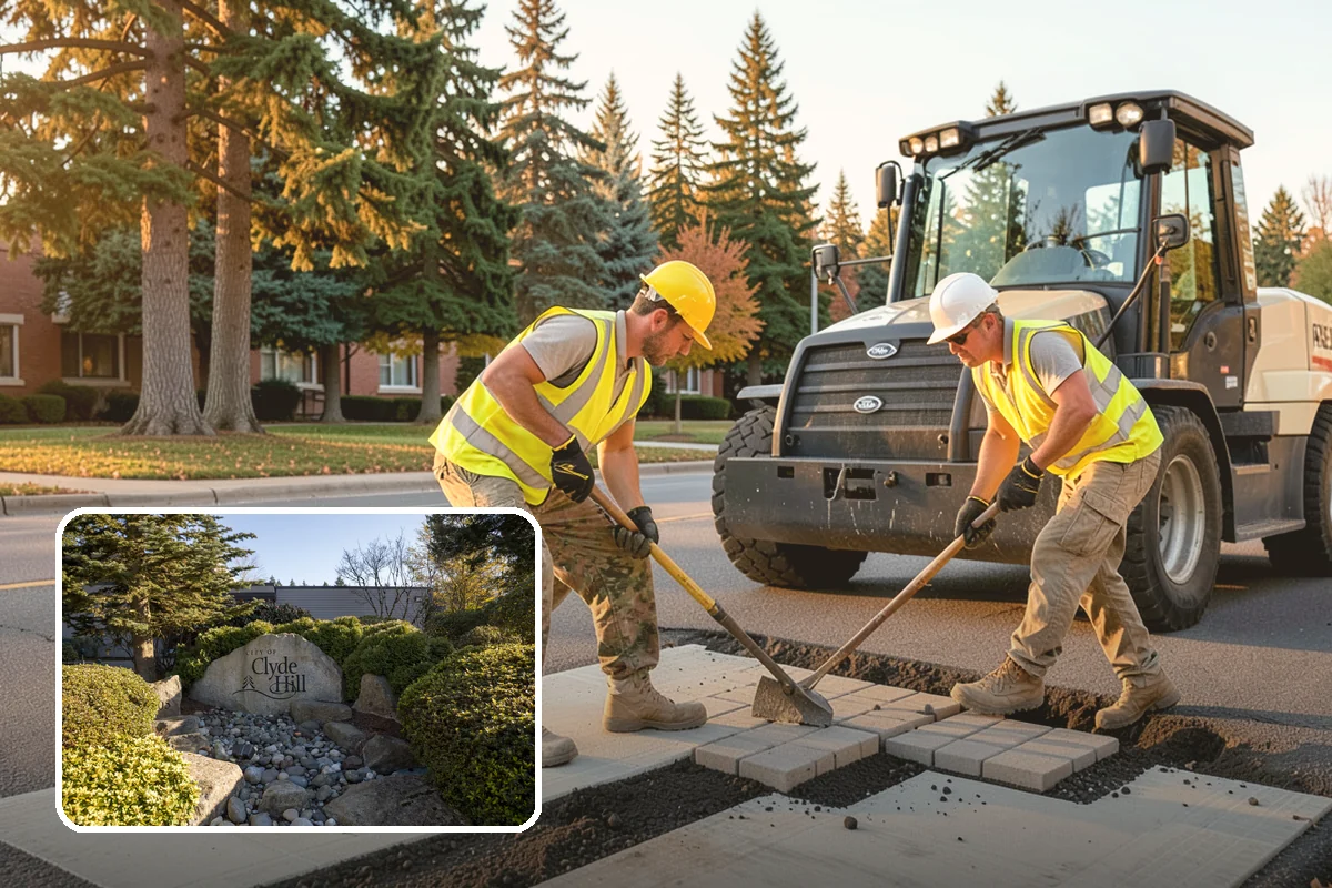 Winter Storm Response in Clyde Hill, King County, WA - Unifies plowing, deicing, sanding, hauling, and cleanup