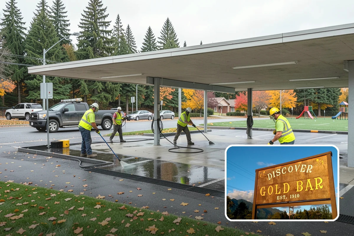 Winter Storm Response in Gold Bar, Snohomish County, WA - Unifies plowing, deicing, sanding, hauling, and cleanup
