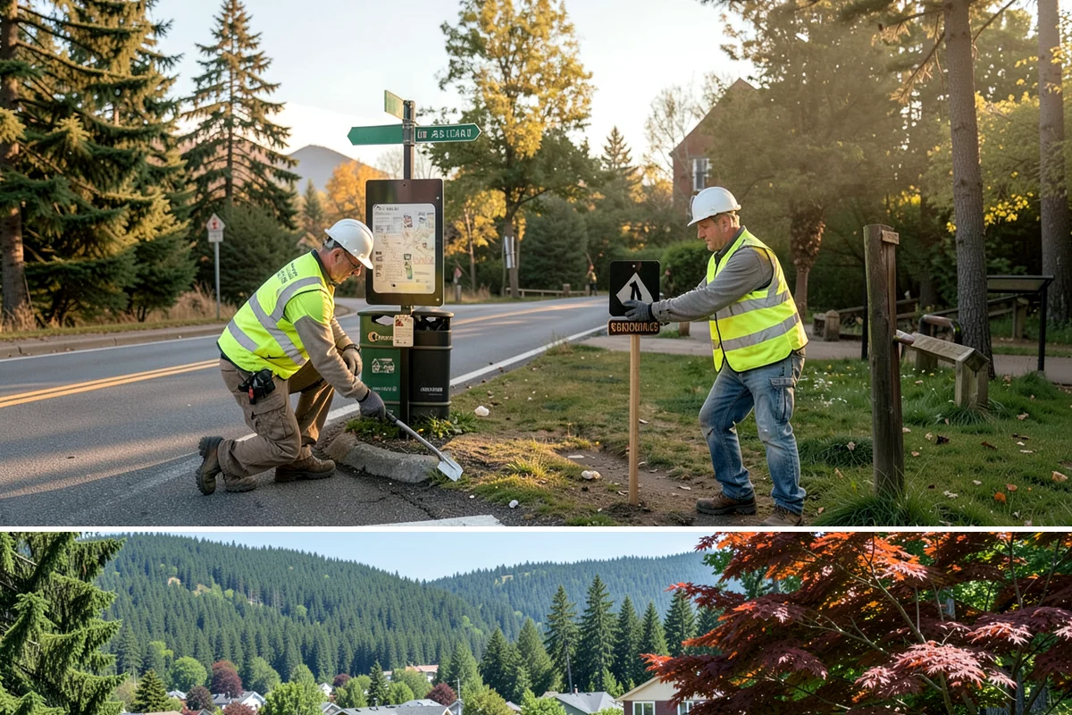 Winter Storm Response in Index, Snohomish County, WA - Full winter storm response is maintained on standby through the winter season, activated for significant events from late fall...