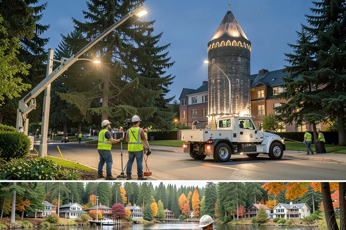 Winter Storm Response in La Conner, Skagit County, WA - Full winter storm response is maintained on standby through the winter season, activated for significant events from late fall...