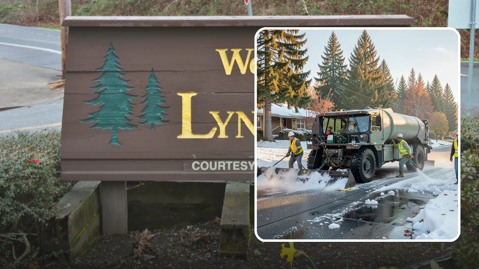 Winter Storm Response in Lynnwood, Snohomish County, WA - Coordinated, full-scope winter storm response combining plowing, deicing, sanding, and cleanup under one plan.